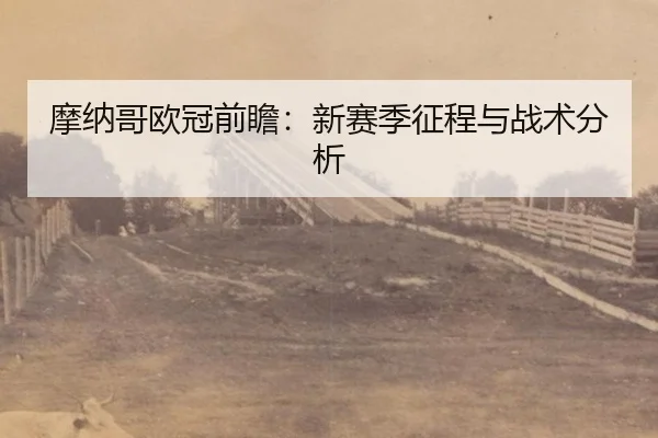 摩纳哥欧冠前瞻：新赛季征程与战术分析
